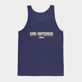 Retro San Antonio Texas Tank Top